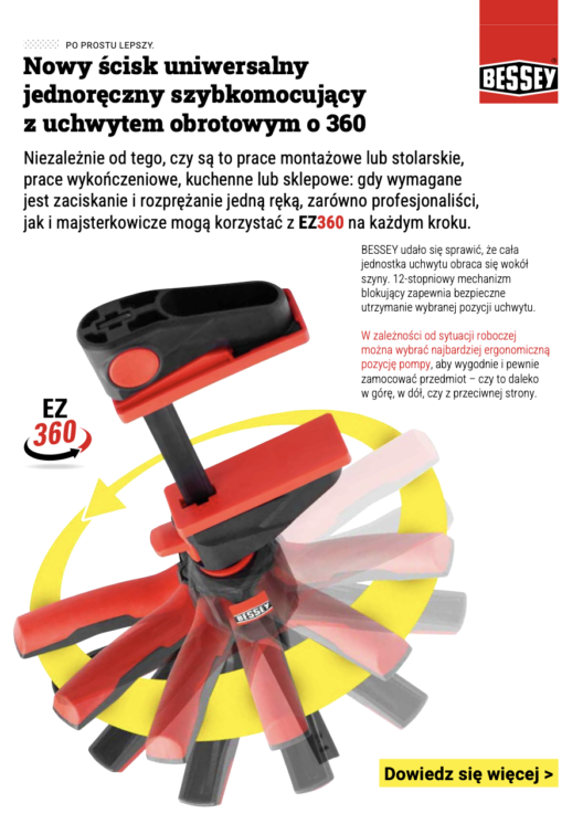 Ściski jednoręczne EZ360